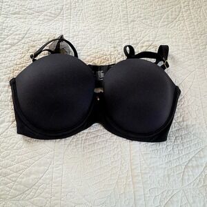 Soma Black 36D Embraceable Multiway Removable Straps Full Coverage Cups NWT